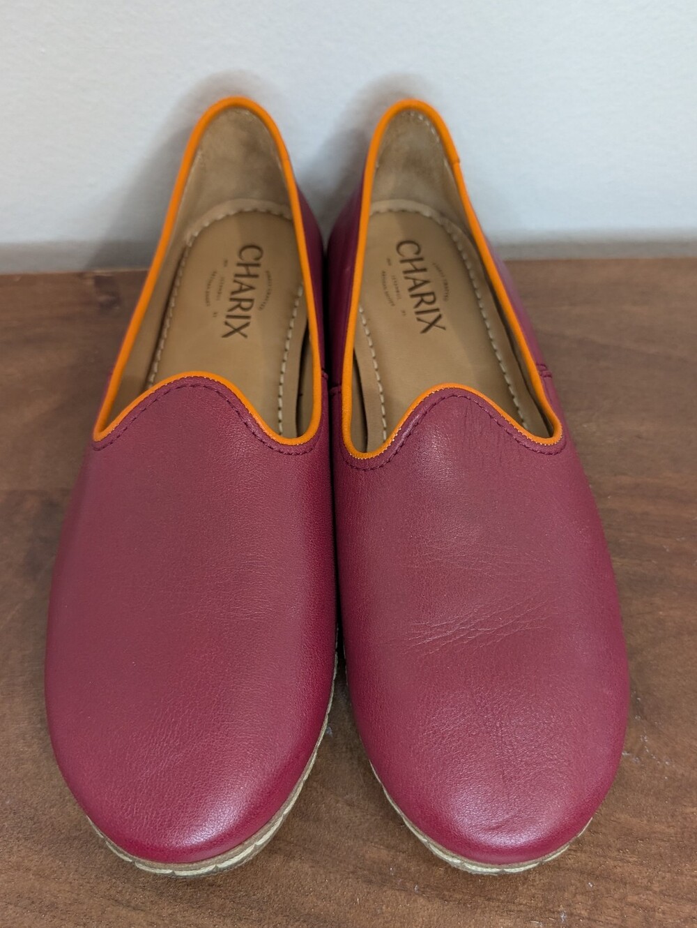 Charix Quiet Luxury Preppy Academia Classic Elevated Handmade Artisan Flats 37